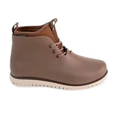 Imagem de Ccilu Botas masculinas de cano alto XpreSole Panto, à prova d'água, leves, veganas, de alta aderência, feitas de café sustentável, Marrom Mocha, 44