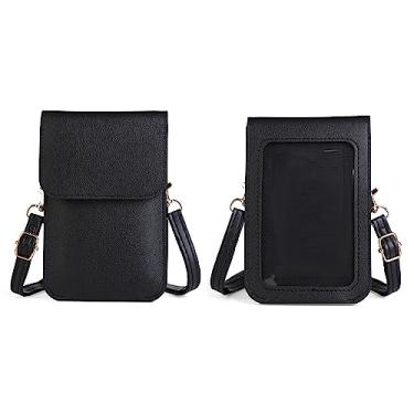 Imagem de usastar-SNK Bolsa de transporte com janela transparente e bolso para Freestyle Libre 2 / 3 / 14 dias, Preto