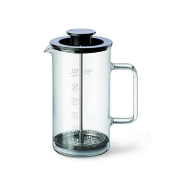 Imagem de SIMAX Cafeteira French Press, prensa de café de 1 litro, máquina de café de vidro lavável na lava-louças com filtro, vidro borossilicato seguro para quente e frio, fácil de limpar