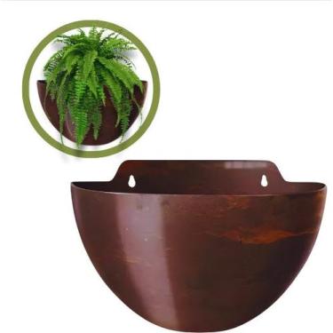 Imagem de Vaso Cachepô De Parede Elegance Médio Café Imperial - nutriplan