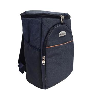 Imagem de Mochila Térmica Cooler Para Cerveja Hidratação Cooler Compartimento Bolso Térmico Impermeável Masculina Feminina Praia Trabalho Lancheira 14 Litros Leve Comida E Bebidas (Azul)
