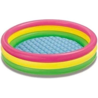 Imagem de Piscina Infantil Inflavel Colorida Aprox. 61cm 73 Litros RJB4006 - Eli
