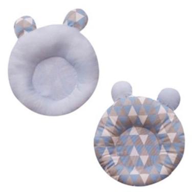 Imagem de Travesseiro Anatômico Para Bebê - Luck Baby, Triangulo Azul Bebê