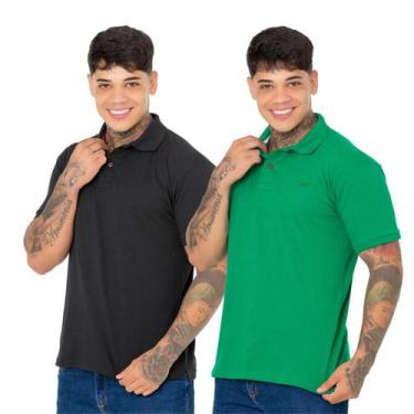 Imagem de Kit 2 Camisa Polo Ridens Estilo Único e Elegante, Compre Agora, P, Pre