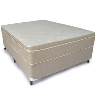 Imagem de Colchão Cama Box Queen 1,58x1,98x0,28 Espuma D33 Cor Bege - Kalaari Li
