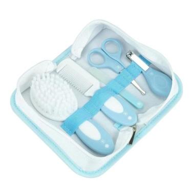 Imagem de Kit Unha Higiene Manicure Bebê 5 Peças Pimpolho Estojo Baby - Mundo do