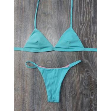 Imagem de Biquíni Feminino Top Liso - Penelópe Joy, Verde, G