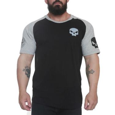 Imagem de Tshirt skull army preto - black skull - clothing (xxl), XXL, PRETO
