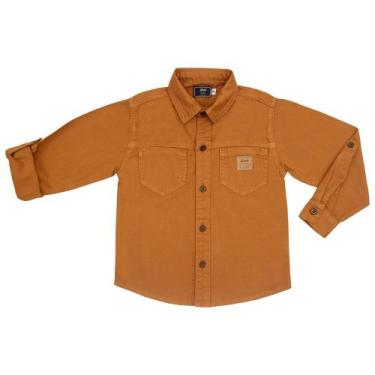 Imagem de Camisa Infantil Look Jeans Sarja Ferrugem, 03