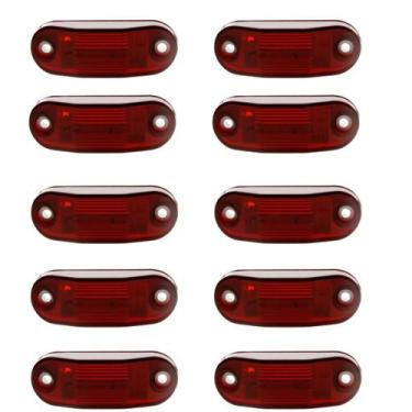 Imagem de Kit 10 Lanternas Placa Bivolt Onibus Caminhão Carreta Van - Indústria 