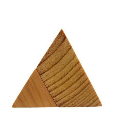 Imagem de Brinquedo Pirâmide 2 peças bloco montar infantil - Shoppingnet