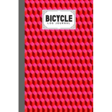 Imagem de Bicycle Log Journal: Cycling Logbook Cube Cover, Bike Riding, Bicycle Lovers, Log Book to keep track of daily Biking Training | 120 Pages, Size 6" x 9" | by Nina Reinhardt