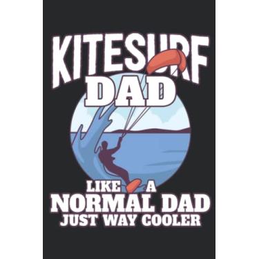 Imagem de Dad Kitesurfing Father Kitesurfer SweaPretty: Lined Journal Notebook To Do Schedule, Medium 6x9 Inches, 100 Pages, Printed Cover