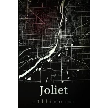 Imagem de Joliet Illinois: Your city, your region, your home! | Composition Notebook 6x9 plaid 120 pages
