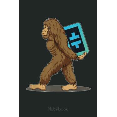 Imagem de Bigfoot Hodling THETA crypto Funny Love Sasquatch Tfuel Hodl Notebook: Transaction Log Ledger, Air Drop Tracker, Passwords Book for New and Experienced Traders 6x9 110 Page Gift Journal