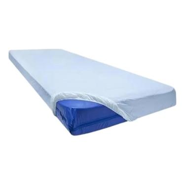 Imagem de Capa Plástica Protetora de Colchão Solteiro com Elástico Natural Home Care | Kit com 2 unidades | Lençol Plástico Impermeável Vapt-Vupt