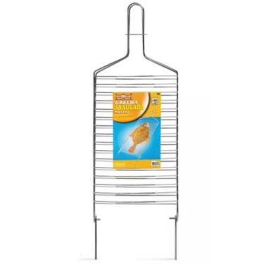 Imagem de Grelha Dupla Abaulada 63 cm Ideal Carne Peixe Frango - 14099 - Niquela