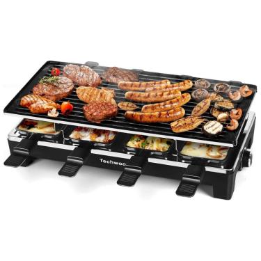 Imagem de Techwood LE Churrasqueira Elétrica Portátil, com Antiaderente, 1500W, 110V, Preta