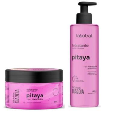 Imagem de Kit Hidratante 190ml + Esfoliante 300g Labotrat Corpo e Rosto, kit pit