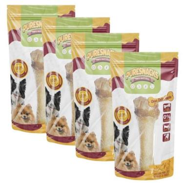 Imagem de Petisco Osso Metacarpo Defumado Premium Puresnacks 4 pct