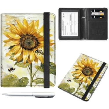 Imagem de Combo porta-cartão de passaporte e vacina, capa para passaporte com compartimento para cartão de vacina bloqueio RFID, carteira, capa de passaporte, capa de passaporte, suporte de passaporte para