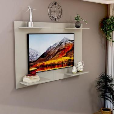 Imagem de Painel p/ TV até 50 Pol Home Amanda em MDF Laqueado Moderno - Lucky St