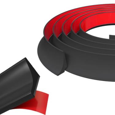 Imagem de Barragem de água de limite de chuveiro, faixa de vedação inferior de porta de chuveiro de barreira de silicone, protetor contra respingos de chuveiro, para pias, vedação de porta de chuveiro sem