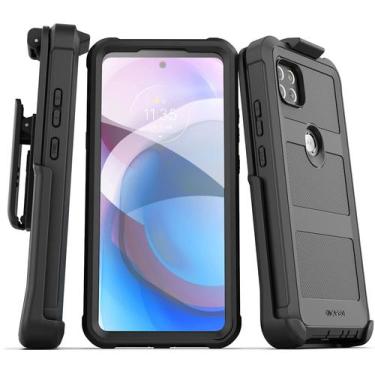 Imagem de Capa Envoltória com Protetor de Tela para Motorola One 5G ACE