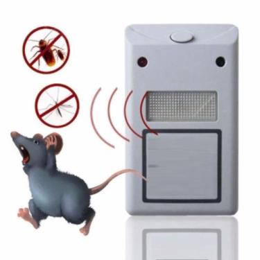 Imagem de Repelente Eletrônico Espanta Ratos Baratas Insetos Moscas e Mosquitos 