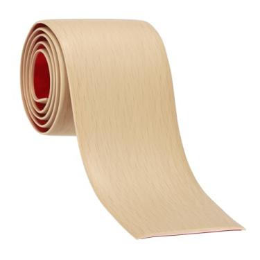 Imagem de PATIKIL Faixa de transição plana para piso laminado de vinil de grão de madeira de bordo, 7,6 cm x 9,5 m