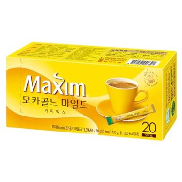 Imagem de Café Pronto Solúvel Coffee Maxim Coreano Mocha Gold - 20 Sachês