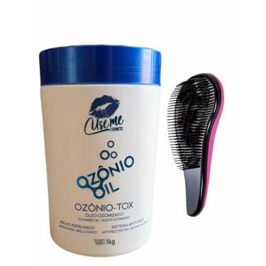 Imagem de Kit completo para redução de frizz hidratação e nutrição ozonio oil us