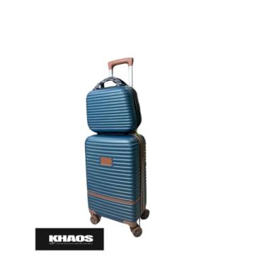 Imagem de Mala de Bordo 10 Kgs Turquia ABS + Frasqueira (Azul Petroleo)