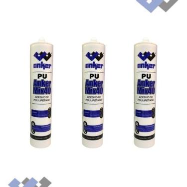 Imagem de Kit 3 Silicone Pu40 Adesivo Selante De Poliuretano - Anker do Brasil, 