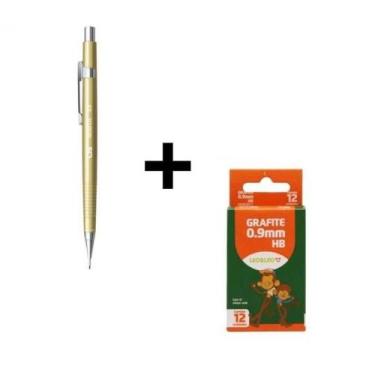 Imagem de Kit Lapiseira Técnica 0,9mm Cis + 144 Minas De Grafite 0.9mm Leo e Leo