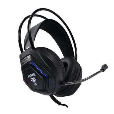 Imagem de Headset para jogos hj507 preto com led - clanm