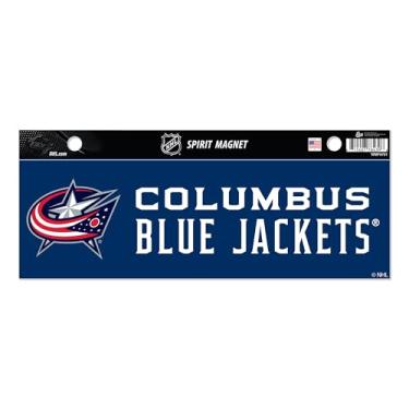 Imagem de Rico Industries NHL Hockey Columbus Blue Jackets 4 x 10 Team Spirit Magnet - carro, decoração de casa - geladeira, escritório, cozinha