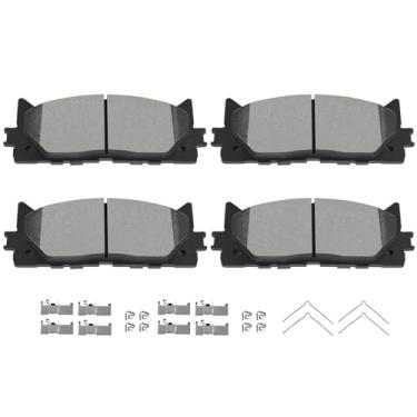 Imagem de SCITOO D1222 Conjuntos de pastilhas de freio dianteiras de cerâmica adequados para Lexus ES350 2007-2018, para Toyota Avalon 2008-2018, para Toyota Camry 2007-2017