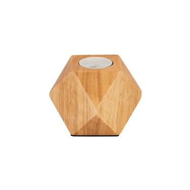 Imagem de Luminária De Mesa Madeira Twist 7,7x9,5cm P/ 1 Lâmpada E-27 Cód. LTWIST – GMH Trade
