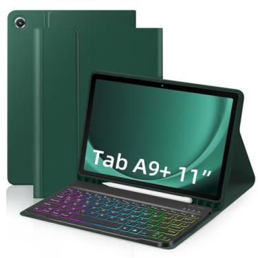 Imagem de Capa com teclado para Samsung Galaxy Tab A9 Plus de 11 polegadas - EAM