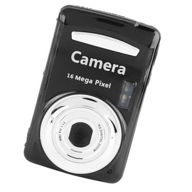 Imagem de Câmera Digital, Câmera Fotográfica Mini Câmera Digital Câmera de 200w 2,4 Polegadas LCD Display 16x Câmera de Vídeo Zoom Com Linha de Dados para Casa (Preto)