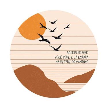 Imagem de Quadro MDF Decoração Ambientes Acredite que você pode 20cm - LITOARTE