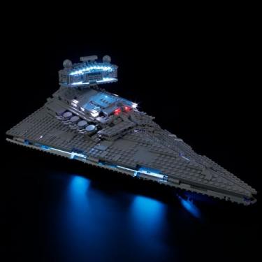Imagem de GEAMENT LED Light Kit Compatible with Lego 75394 Imperial Star Destroyer Building Blocks Model - Lighting Set for Building Model(Model Set Not Included)