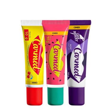 Imagem de Kit Carmed Frutas Refrescantes Hidratante Labial (3 produtos) - Cimed
