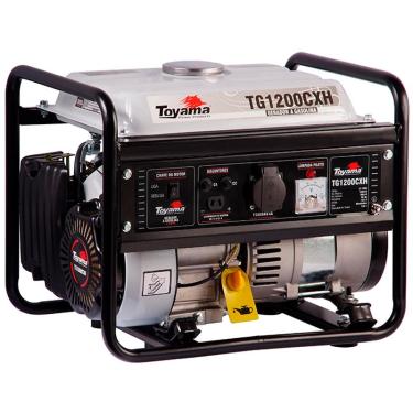 Imagem de Gerador de Energia à Gasolina 1,0 KVA Partida Manual com Carregador de Bateria TG1200CXH TOYAMA