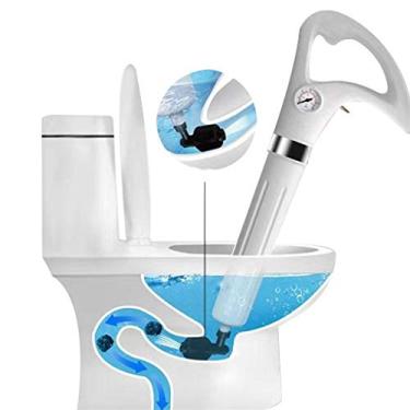 Imagem de Desbloqueador de drenagem de sanita, potente limpador de bomba de pressão multifuncional para tubo de drenagem para lava-loiças, casa de banho, ralo de chão, lavatório