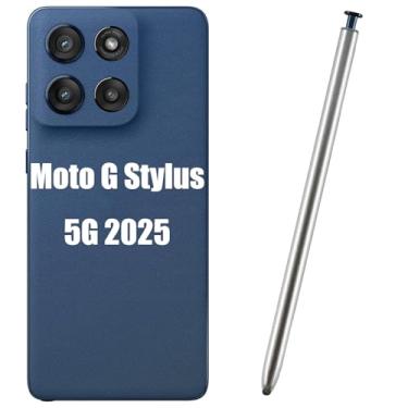 Imagem de Caneta de reposição G Stylus 5G 2025 para Moto G Stylus 5G 2025 Stylus de substituição para Motorola Moto G Stylus 5G 2025 todas as versões S Pen (cinza)