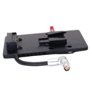 Imagem de ZBLZGP Placa de bateria de montagem em V para DJI Ronin 4D, 1B 6 pinos fêmea V-Lock placa de bateria 10 cm