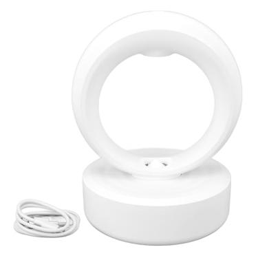 Imagem de CHEOTIME Umidificador antigravidade de 680 ml, umidificador flutuante com gotas de água, umidificador de névoa grande para escritório doméstico e mesa