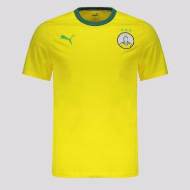 Imagem de Camisa Puma King Pelé Tee Amarela, G
